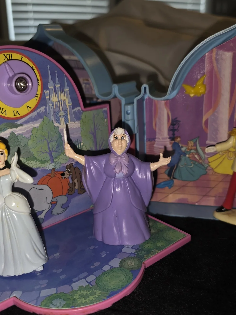 1992 Mattel Disney Once Upon a Time Cinderella Carriage Playset, a vintage micro